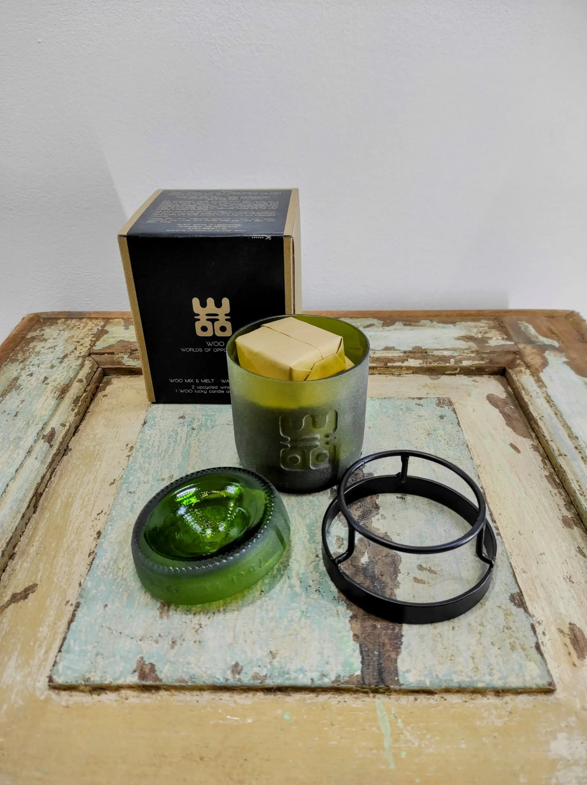 Duurzame Geurbrander van Geupcyclede Wijnfles – Handgemaakt & Hergebruikt - Afbeelding 3