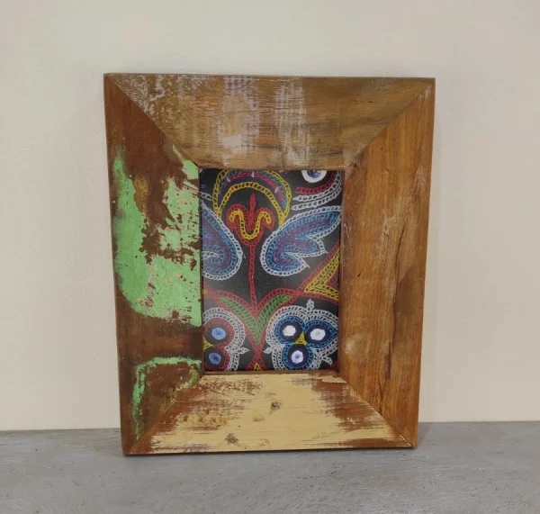 Unieke Fotolijst van Geupcyclede Sloophout – Duurzaam en Handgemaakt - Afbeelding 6