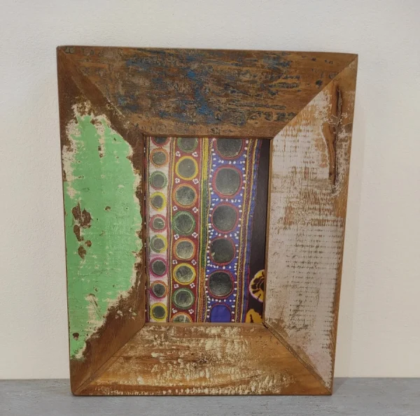Unieke Fotolijst van Geupcyclede Sloophout – Duurzaam en Handgemaakt - Afbeelding 4